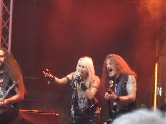 Doro Pesch, die frühere Sängerin der Band Warlock