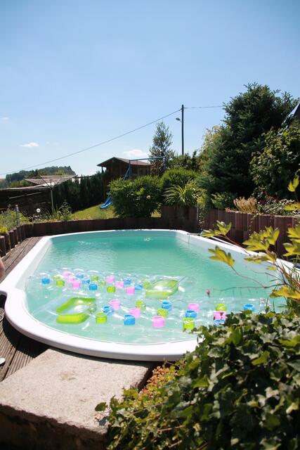 Der Pool ist wirklich cool. 😂