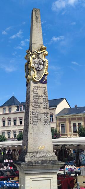 Gedenktafel auf dem Markt