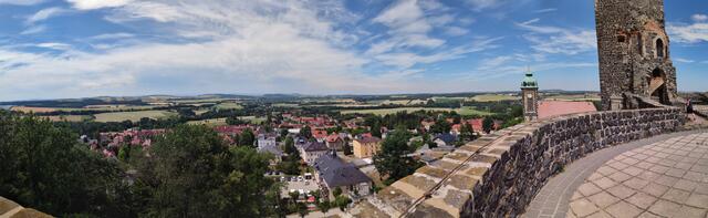 ...und noch ein Panorama - auf der Burg Stolpen aufgenommen.