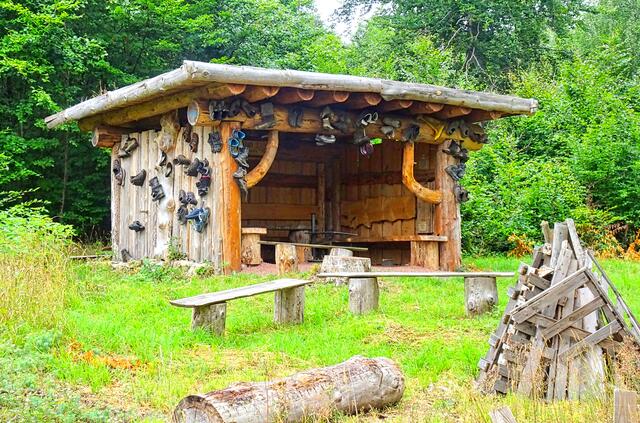 Schutzhütte Wanderschuh