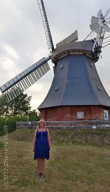 An der schönen Krokauer Windmühle