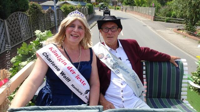 Auf dem Kremser: Königin Charlene und Prinz Lutzi aus Blankenberg am Rennsteig