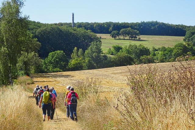auf dem Lutherweg zum NES "Kleebeck"