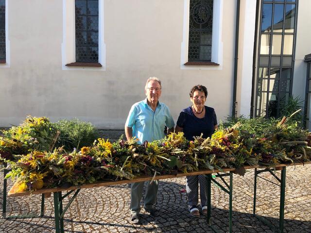 Georg und Josefine Stuhler vom Organisationsteam.