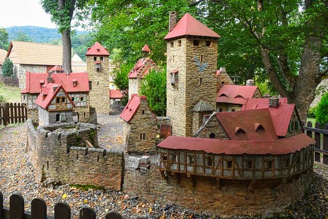 Modell der Lauenburg in Stecklenberg
