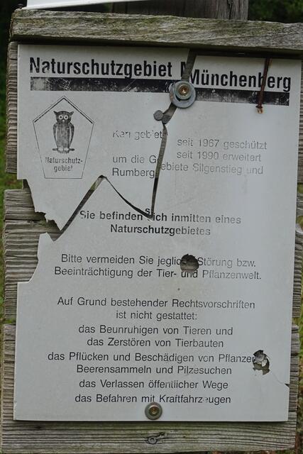 Seit Jahren ist Tafel in diesem Zustand