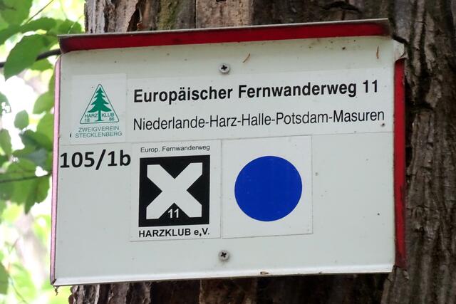 die Strecke Bad Suderode - Stecklenberg legten wir auf dem Fernwanderweg zurück