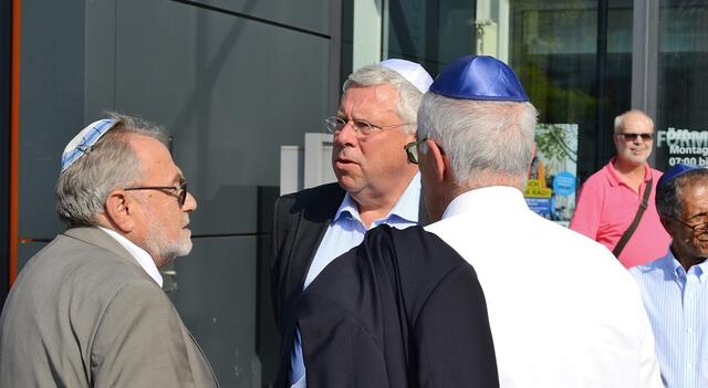 v.l.: Leonid Goldberg, Jürgen Hardt, Bernd Krebs
