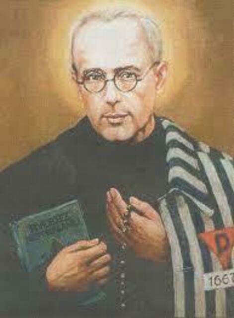 Hl. Pater Maximilian Kolbe OFM
﻿ | Foto: © Bild: www.pinterest.com CC