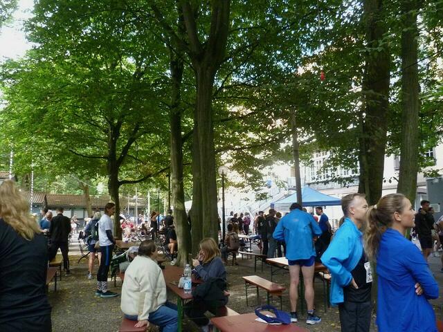 Optimales Wetter für eine Laufveranstaltung.