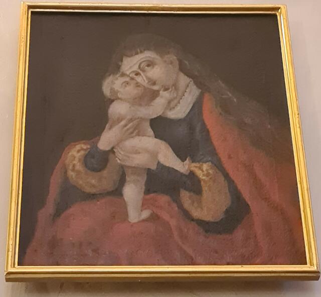 Marienbild im Altarraum