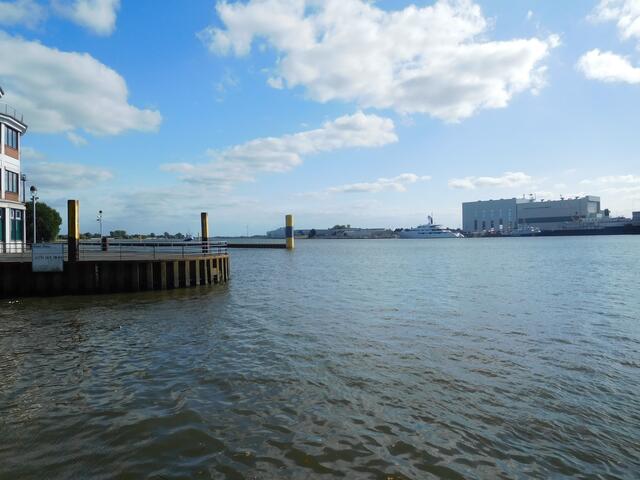Die Weser in Bremen-Vegesack