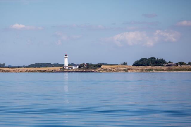 Leuchtturm "Helnaes" auf der gleichnamigen Insel | Foto: B. Jakob