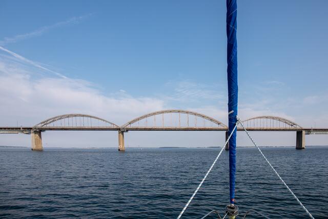 Die Storestroem - Brücke von der Insel Falster nach Seeland (Smalandsfahrwasser). | Foto: B. Jakob