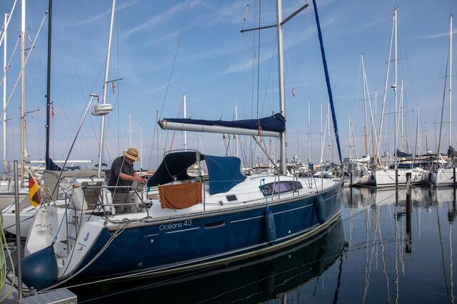 Unsere Charteryacht "Tuja" in Korsör. | Foto: B. Jakob
