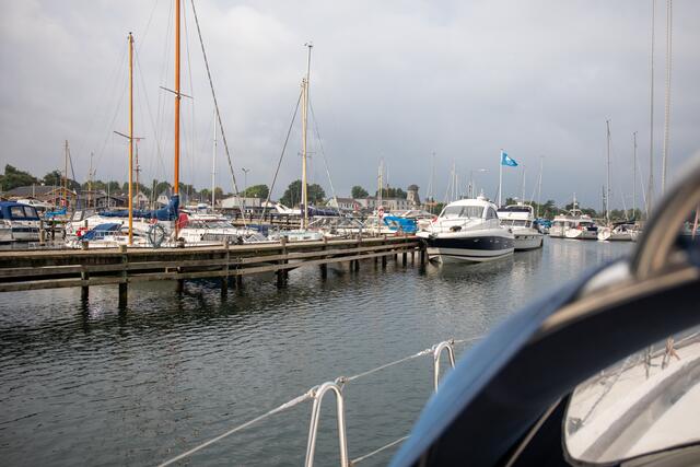 "Havnsö" - ein kleiner Yachthafen versteckt hinter dem Inselchen "Nekselö". | Foto: B. Jakob