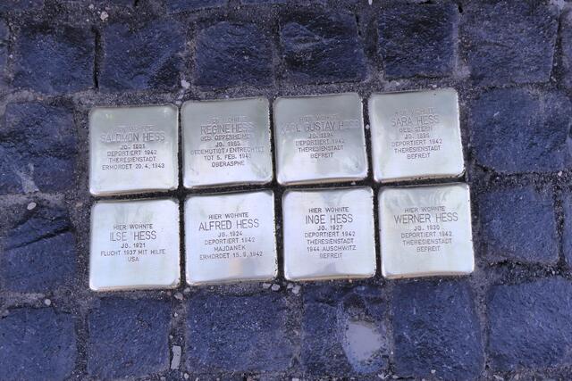 Stolpersteine für die jüdische Familie Hess aus Oberasphe.