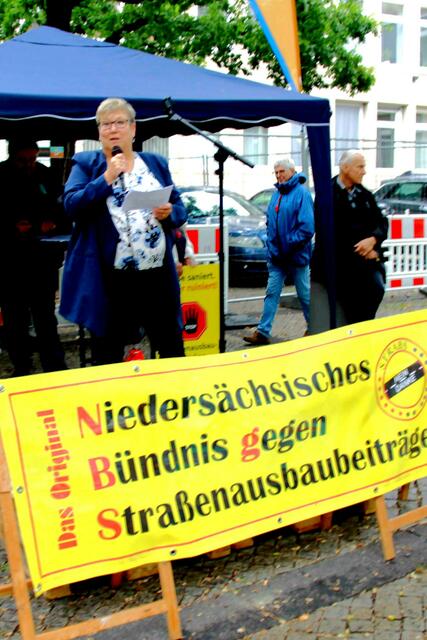 Landtagskandidatin Franziska Junker (Die Linken)