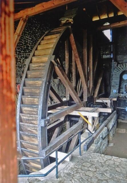 Wasserrad in der Glasebacher Radkammer (Archivbild)
