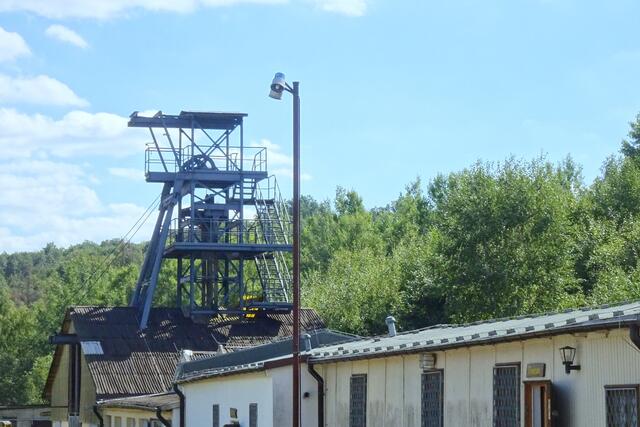 Förderturm der Grube Glasebach
