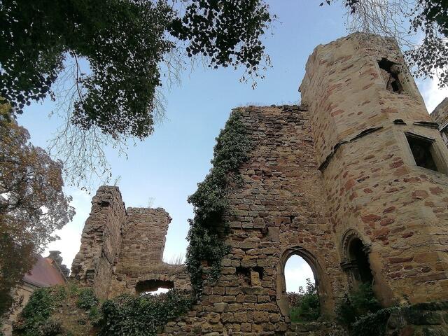 Hoch zum Schloßberg zur Ruine - Kommt bitte mit auf den Rundgang in und um Nebra,danke im voraus !