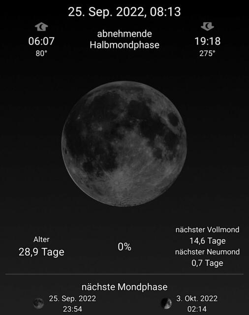 Neumond - Kommt bitte mit auf den Rundgang in und um Nebra,danke im voraus !