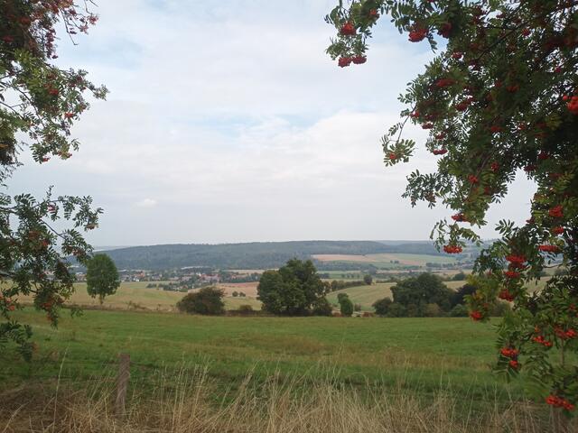 Blick vom Kühler auf Bad Gandersheim mit Schanze