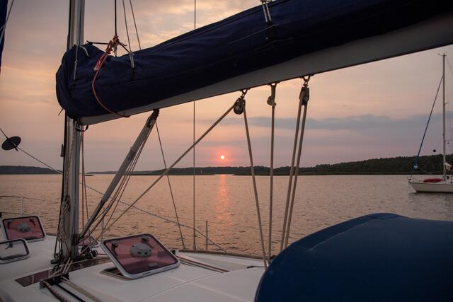Sonnenuntergang "Reede Bock" | Foto: B.Jakob