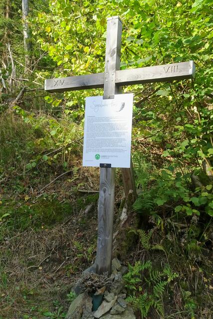 Kreuz an der Marien Quelle, Marias Himmelfahrt (XV.VIII.) ist ein Hochfest der römisch-katholischen Kirche
