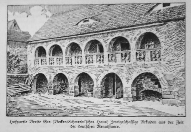 Abgelichtet aus der Nebraer Chronik - Renaissance Arkaden in Nebra im September 2022 !