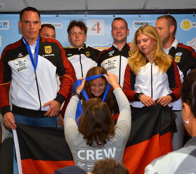 Der verdiente Erfolg für das deutsche Team nach 4 spannenden Wettkampftagen - Mannschafts-Europameister 2022!