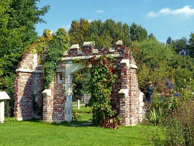 Garten des alten Herrenhauses