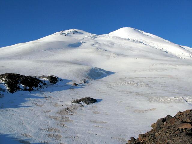 2009 Besteigung des 5621 m hohen Elbrus über die Nordseite. Das war meine letzte Bergbesteigung.