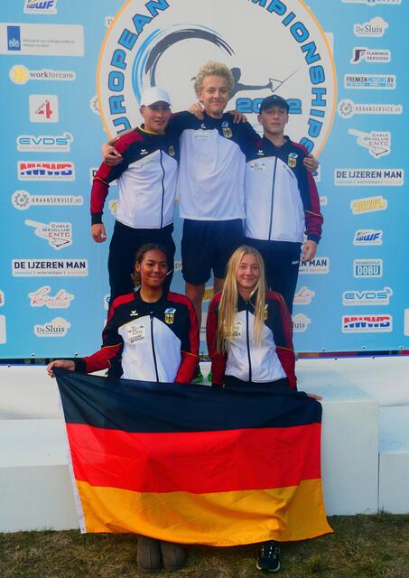 Das U19-Team von Deutschland. Es fehlt noch Nils Quigley, der beruflich frühzeitig abreisen mußte. | Foto: Michael Baumgardt, Augsburg