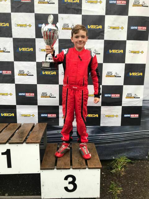 Mads Rinne beim ADAC Kart Bundesendlauf