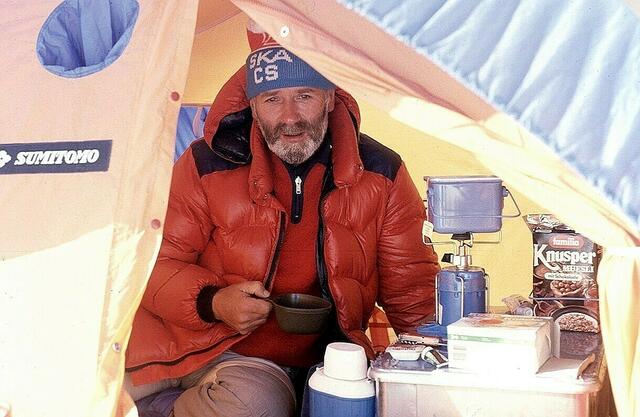 1985 Shisha Pangma Besteigung.