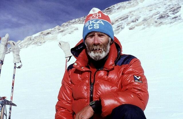 1985 auf dem 8013 m hohen Shisha Pangma in Tibet.
