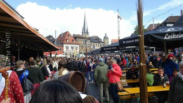 Viel los in Lichtenfels zum Flechtkulturfestival 2022