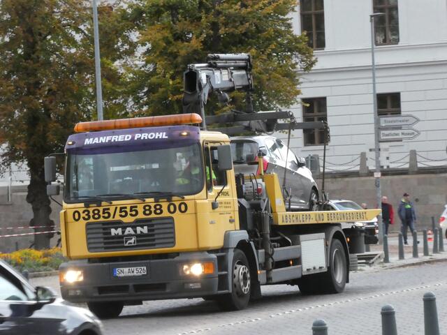 Ein paar Autos mussten leider umgesetzt werden...