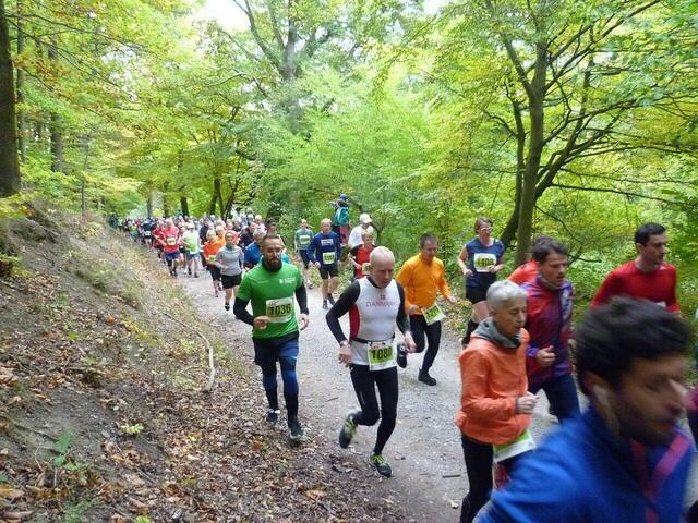 11 km: Nach den ersten zweihundert Metern.