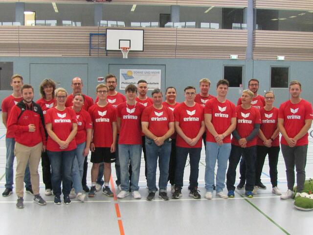 Die Funktionäre der Handball-Abteilung stellen sich vor.