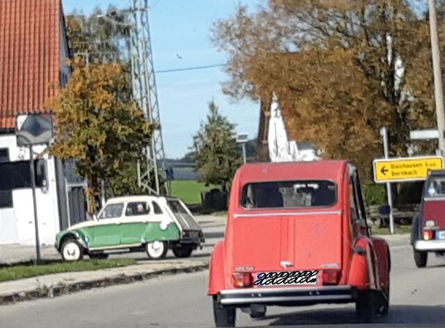 Abbiegung nach Balzhausen.