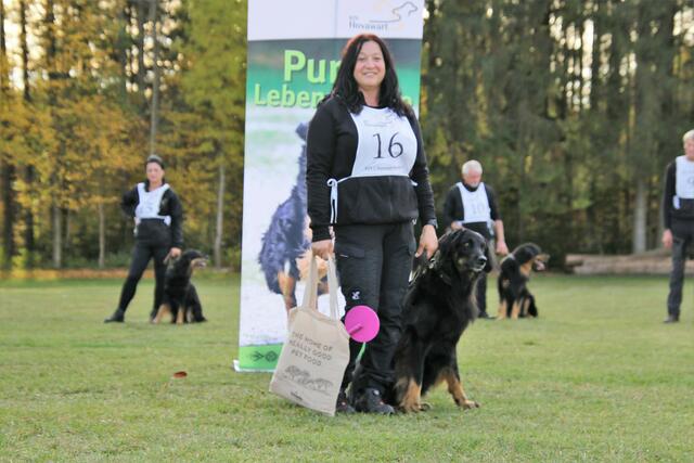 Siegerehrung IGP FH DM: Irene Langer mit Debbie