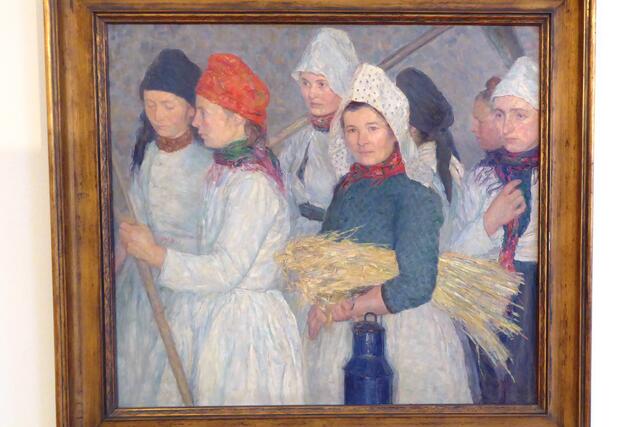 Wilhelm Thielmann - Schwälmer Frauen in der Ernte.