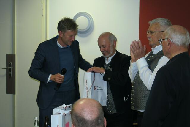 Ehrungen durch Bürgermeister Richard Greiner