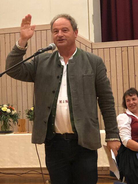 Pfarrer Schießler sprach über das so wichtige "Ehrenamt" für unsere Gesellschaft.