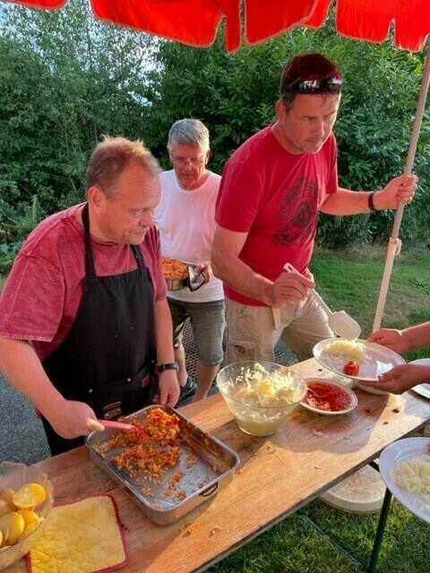 Die Verwöhncrew des Sommerfest hatte alle Hände voll zu tun
