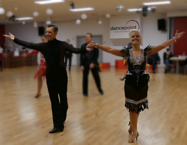 Bayerische Vizemeister Senioren II S: Michael und Melanie Schwiefert