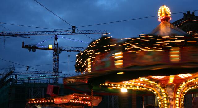 Weihnachtsmarkt vor dem Hauptbahnhof